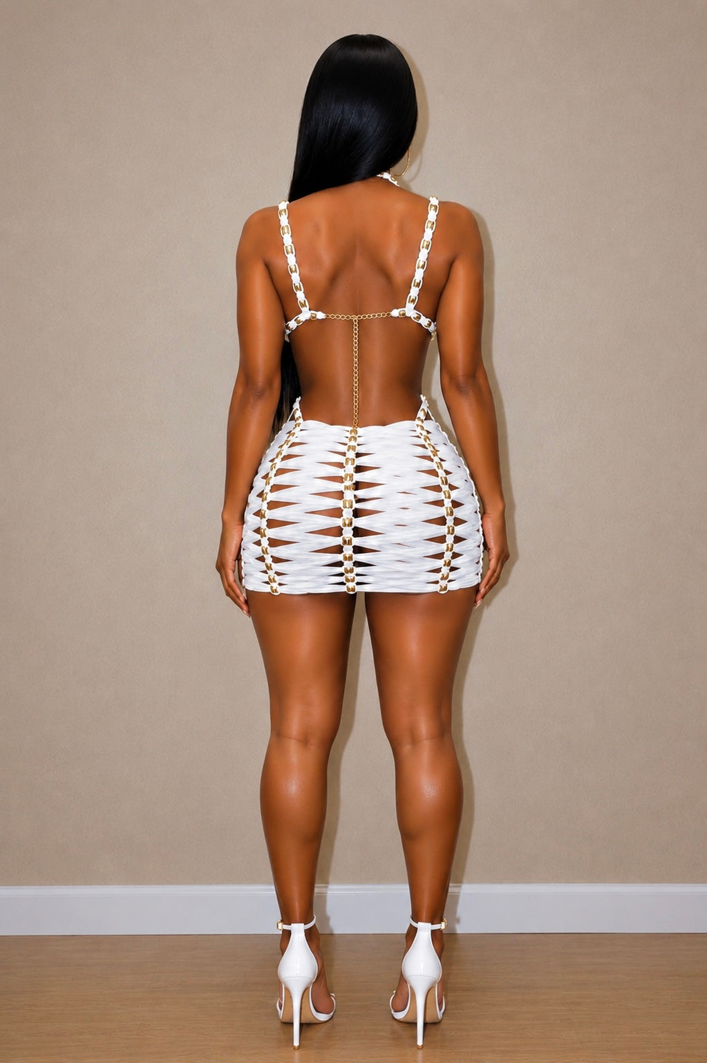 GEANINA CAGED DRESS