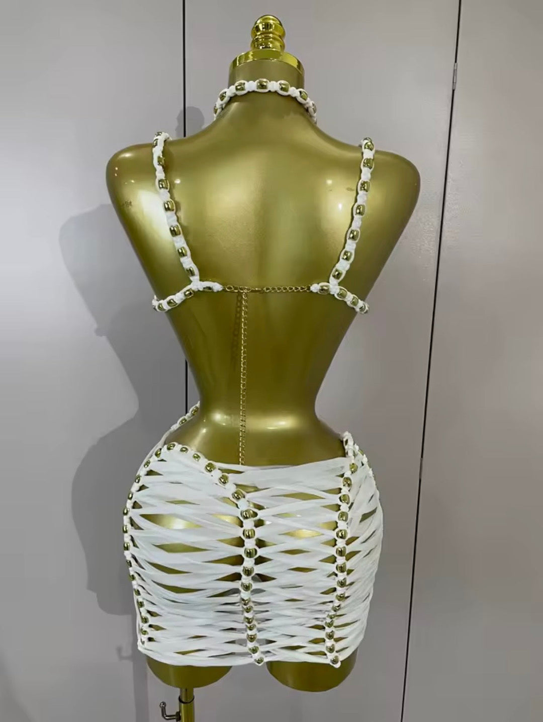 GEANINA CAGED DRESS