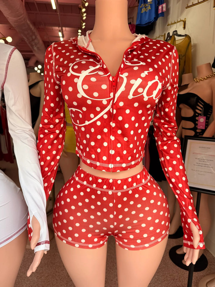 GIA SHORT SET (POKADOT)