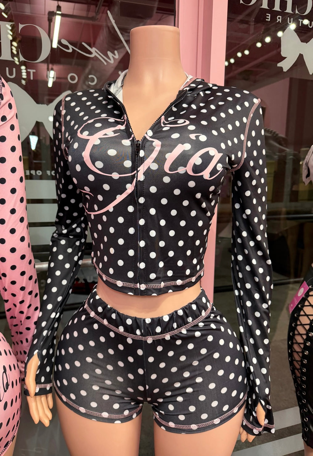 GIA SHORT SET (POKADOT)