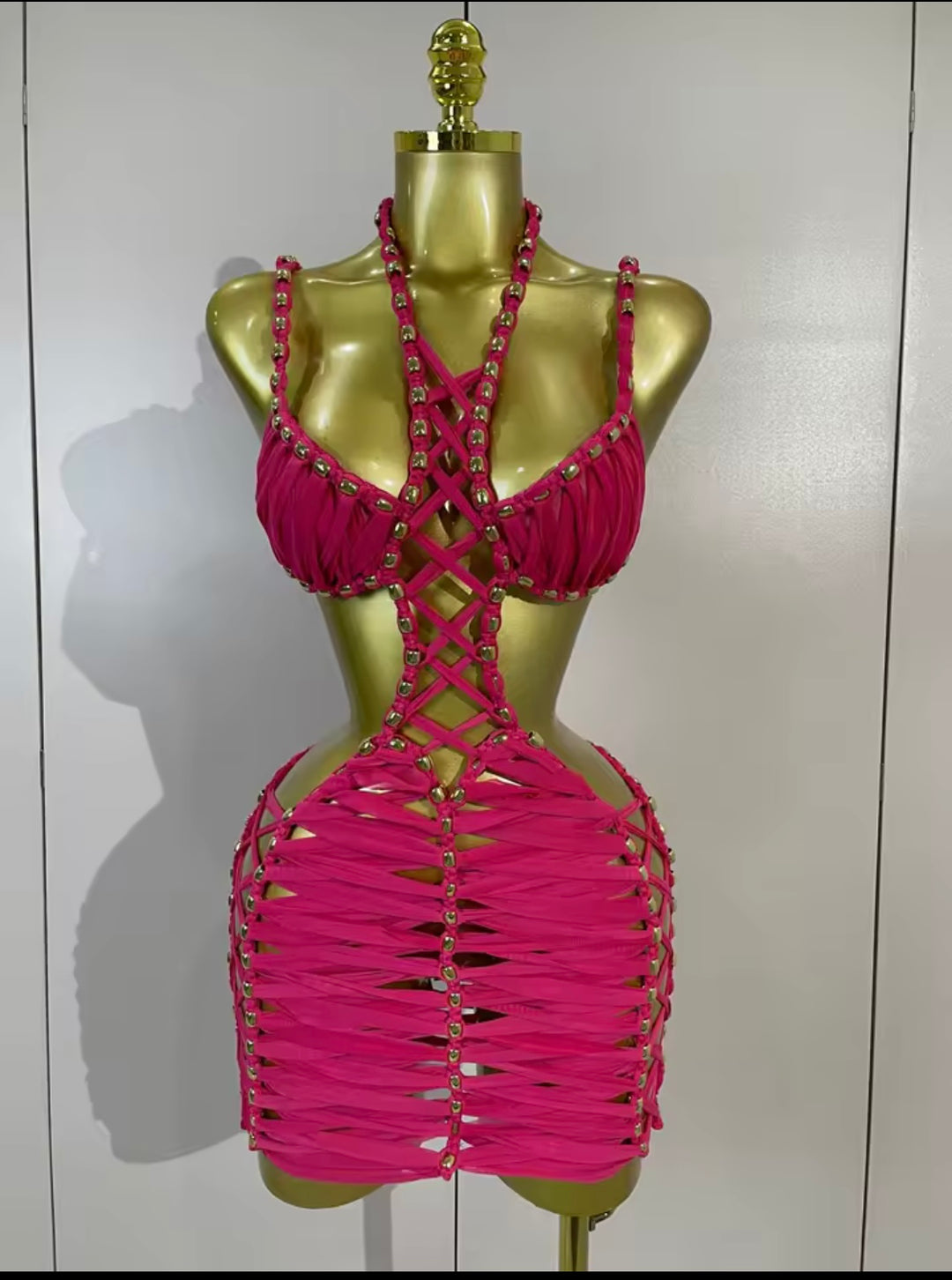 GEANINA CAGED DRESS