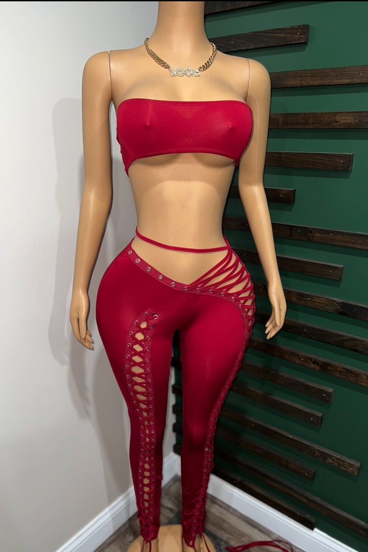 LARA CROFT LACE UP SET