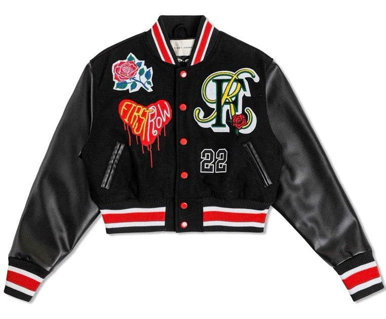 HEARTS & ROSES VARSITY JACKET