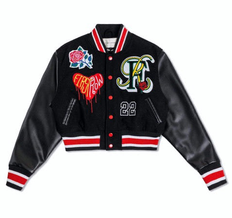 HEARTS & ROSES VARSITY JACKET