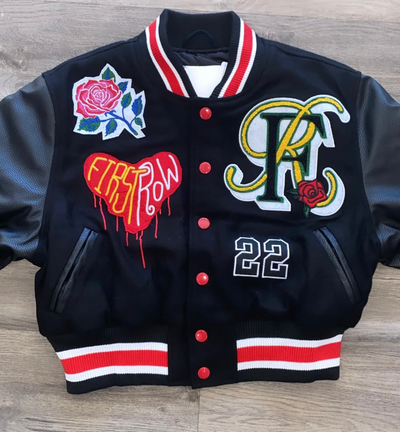 HEARTS & ROSES VARSITY JACKET