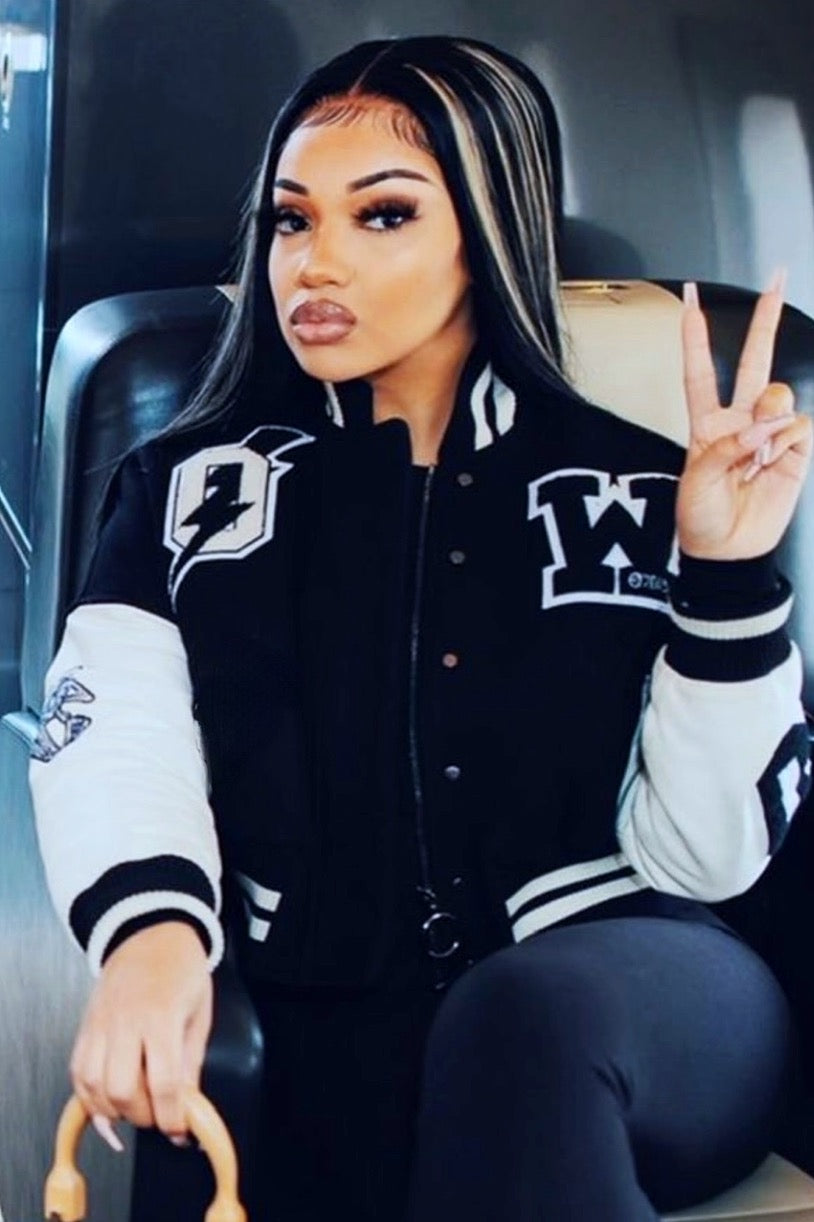 BADDIE VIBES II VARSITY JACKET