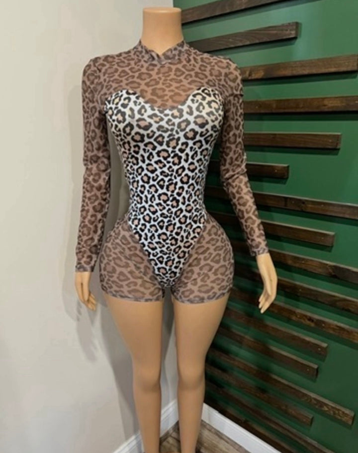 CHEETAH ROMPER