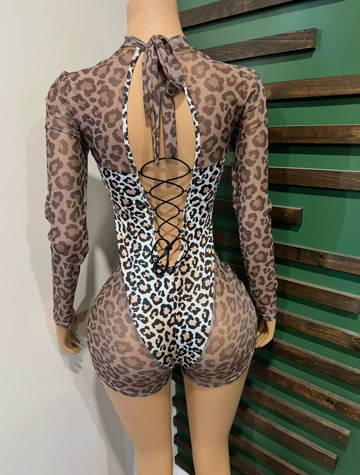 CHEETAH ROMPER