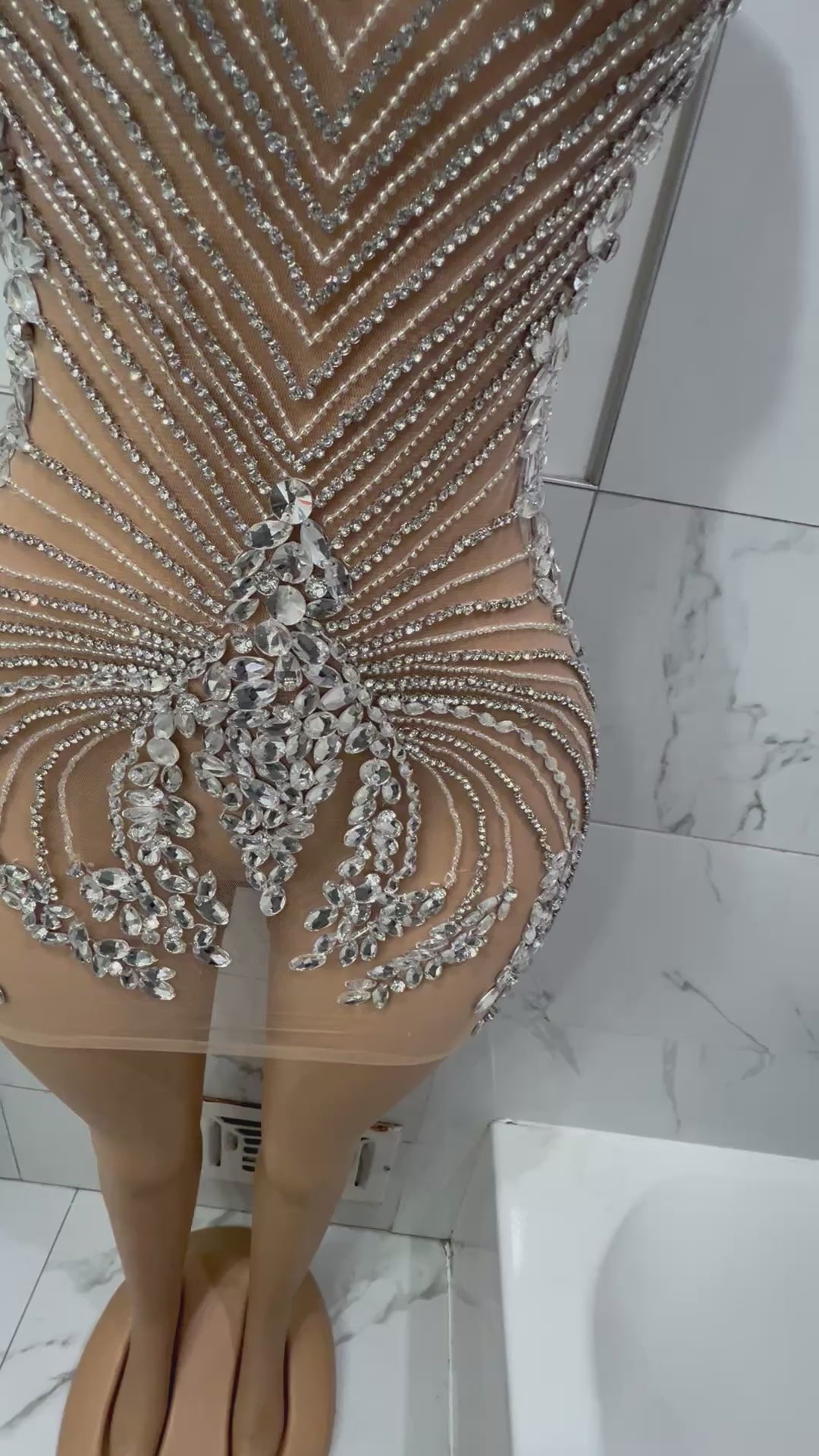 CHRISTIANA CRYSTAL DRESS