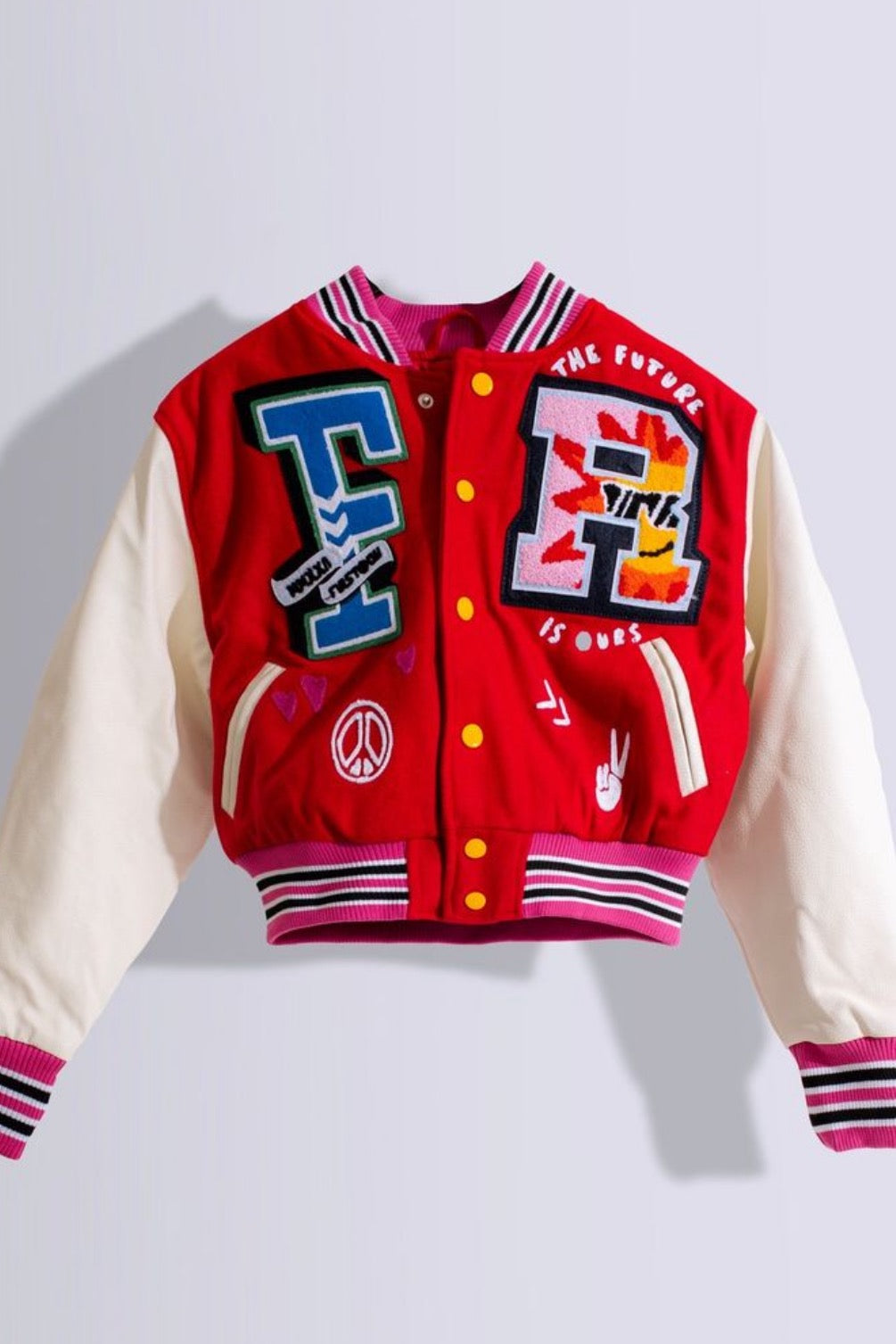 “FLY GIRL” VARSITY JACKET