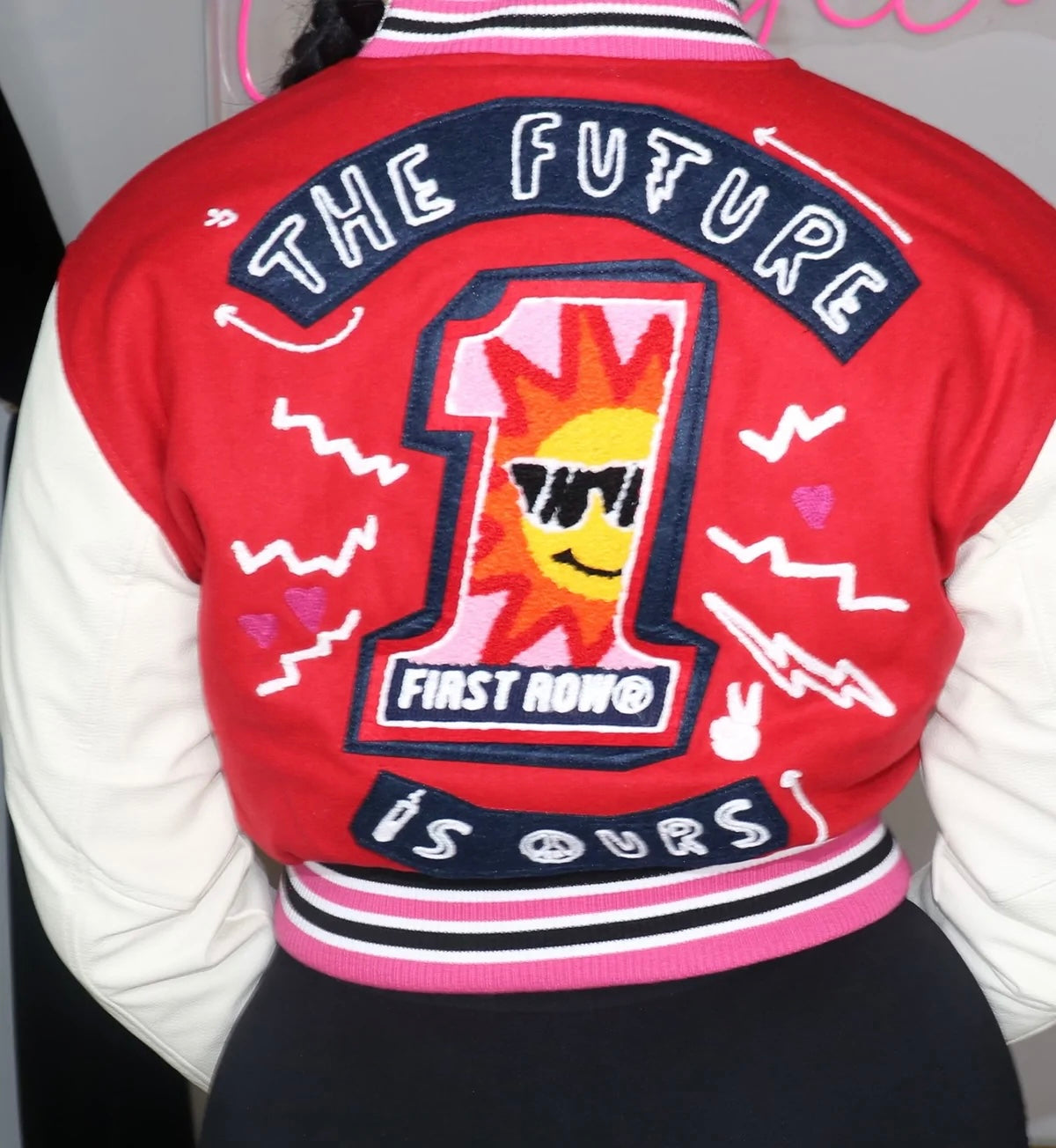 “FLY GIRL” VARSITY JACKET